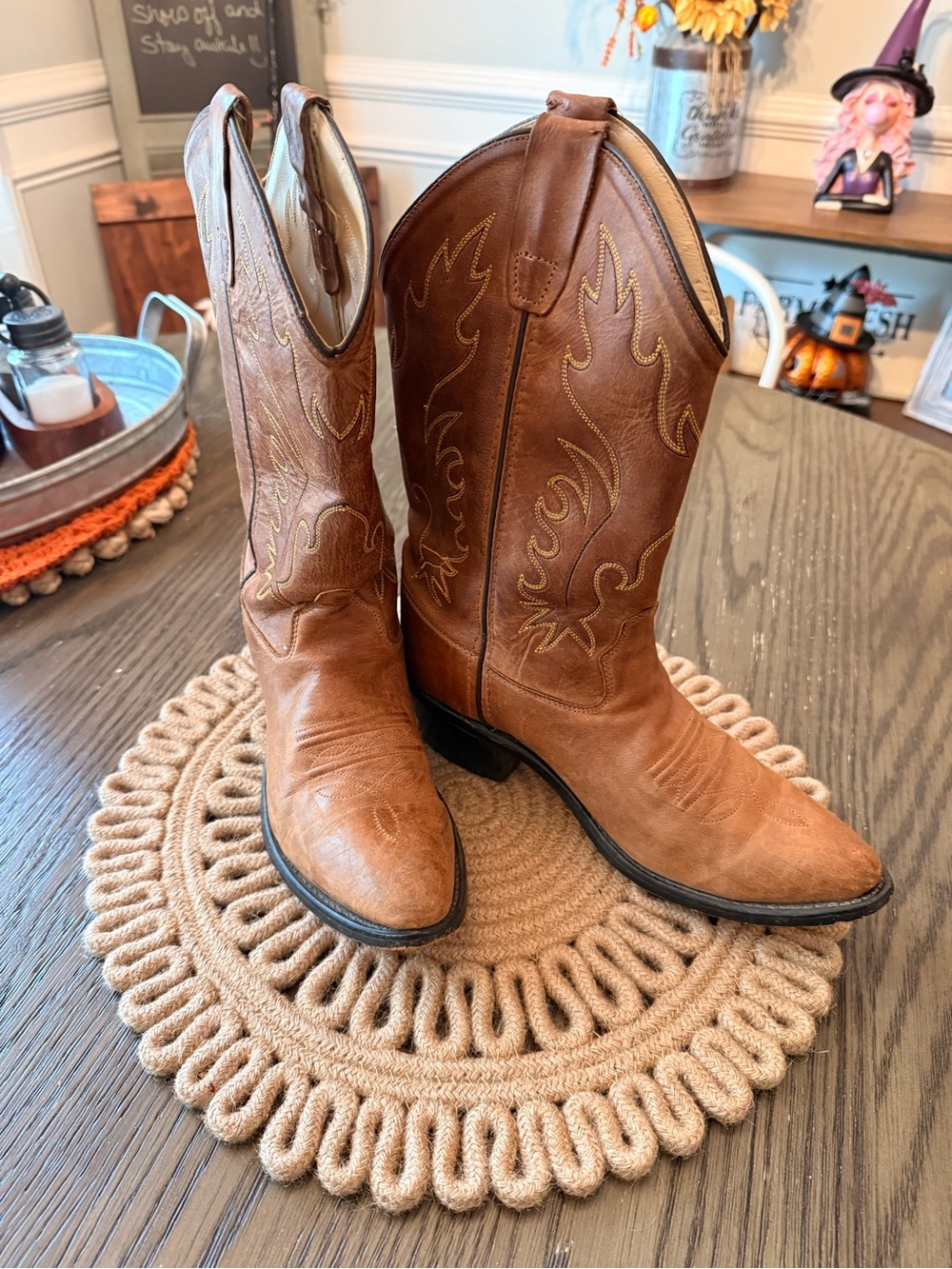 Old West Western Boots Sz 6.5 Style#CCY8129G